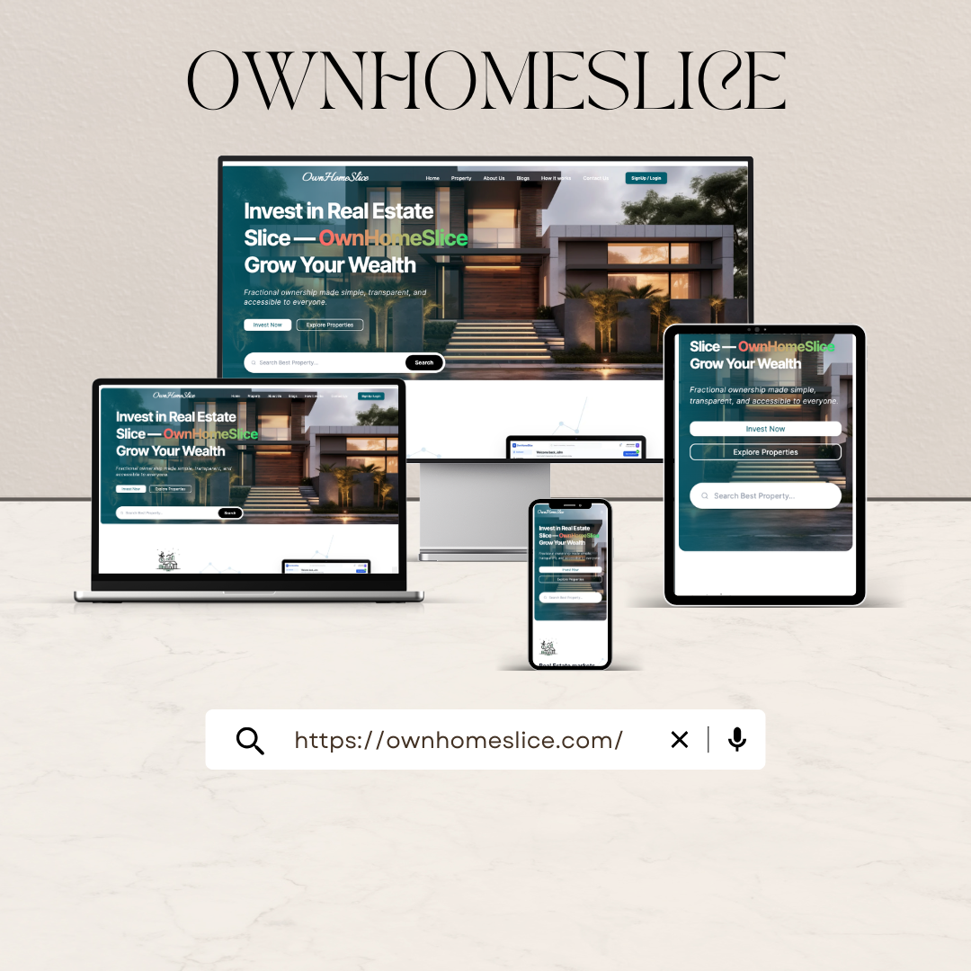 Ownhomeslice platform screenshot