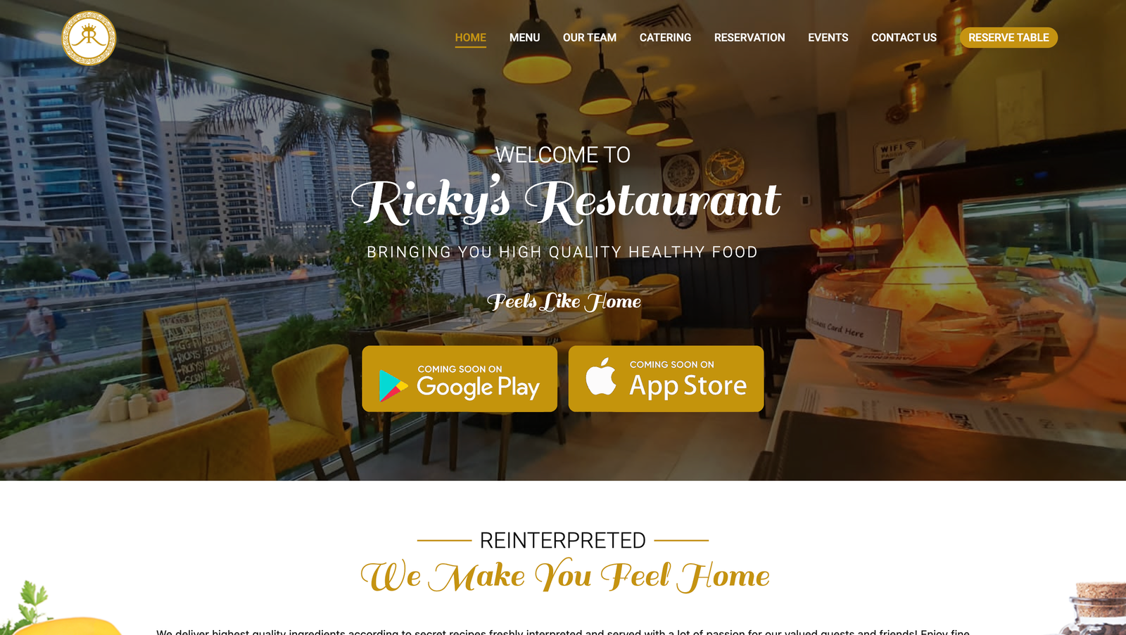 Ricky Restaurants screenshot